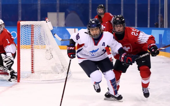 Susie Jo in action at the Olympic Games
